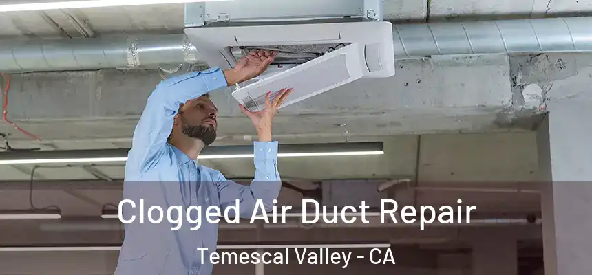 Clogged Air Duct Repair Temescal Valley - CA